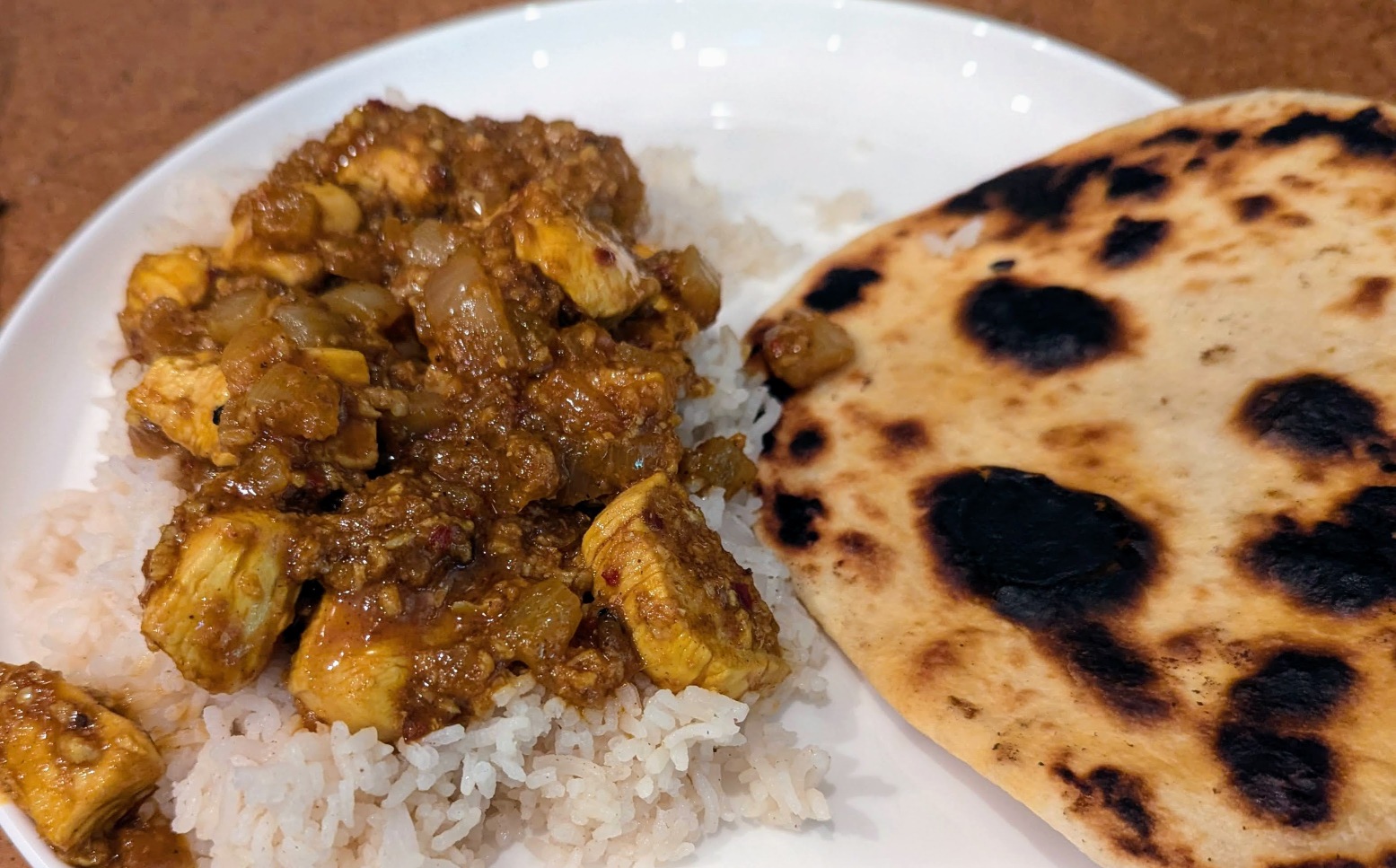 Chicken Vindaloo with Naan